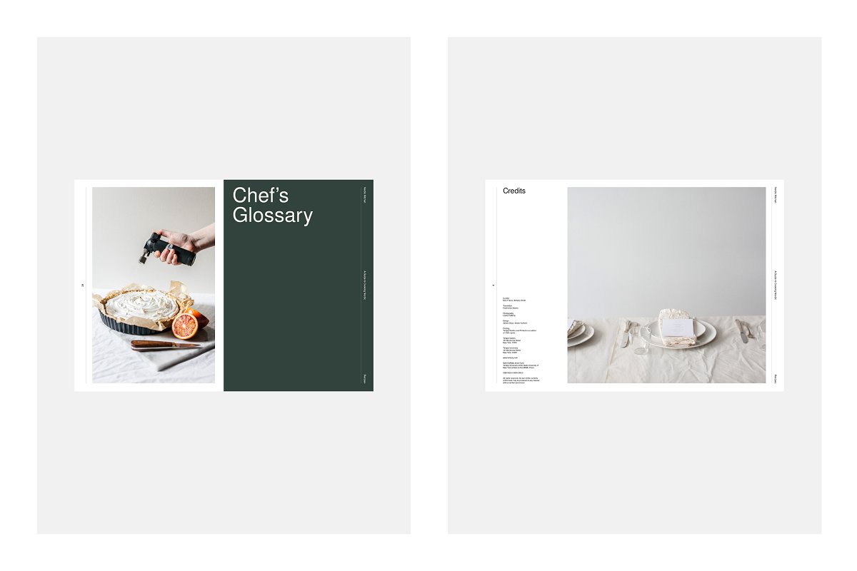 极简设计餐馆菜谱模板下载插图(4)