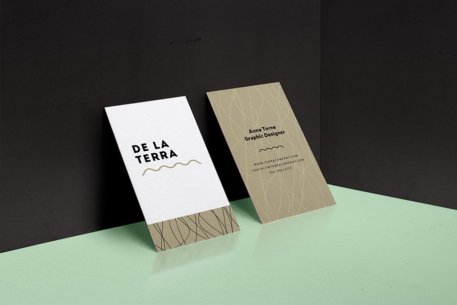 企业品牌VI设计物料模板 Business Stationery 2 – Terra插图(1)