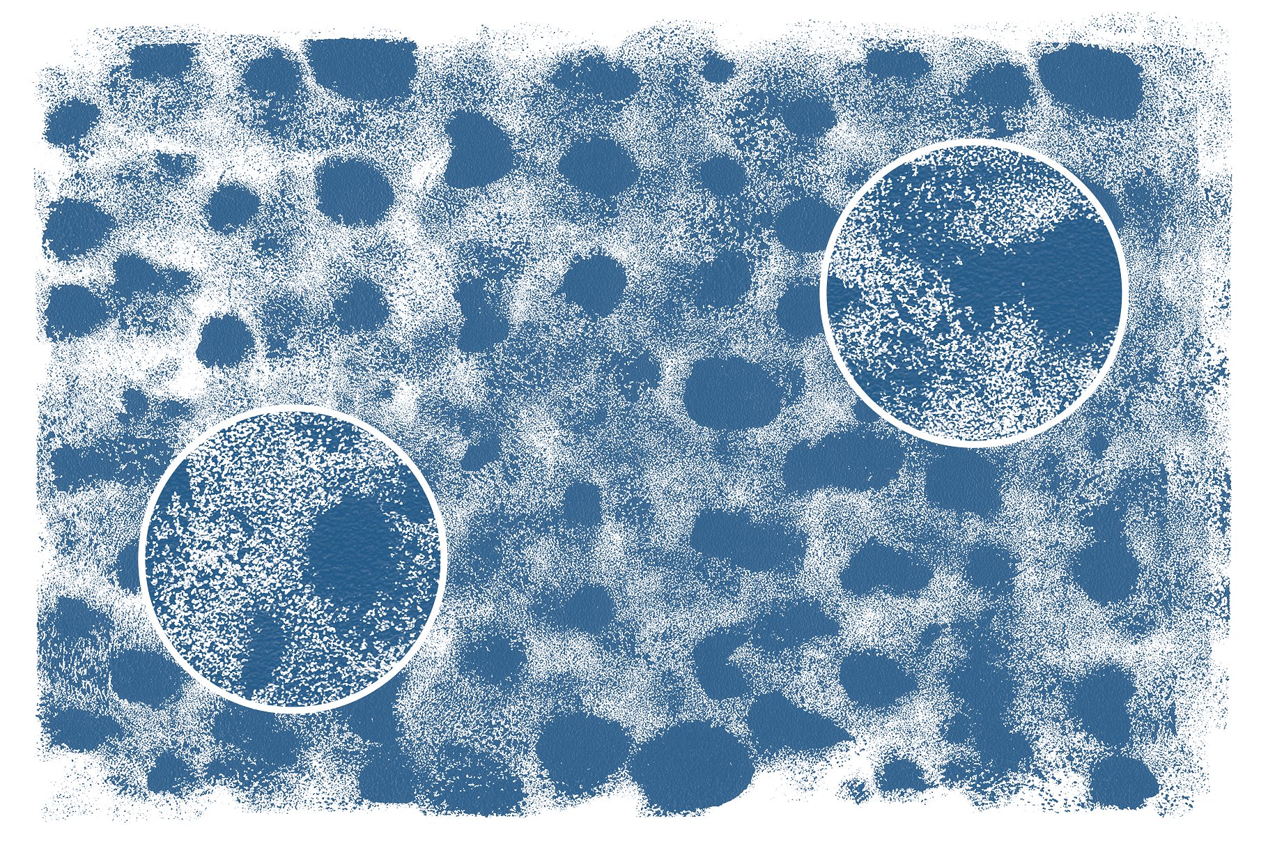 104款手绘原始和半色调墨汁纹理 Blackview Grunge Textures Set插图(2)