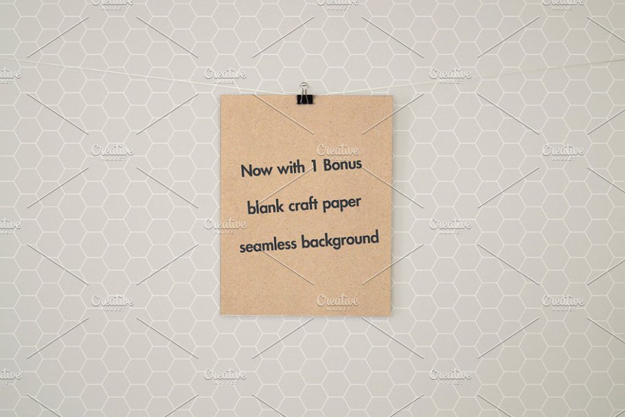 10款有机牛皮纸图案纹理 10 Organic Kraft Paper Patterns插图(1)