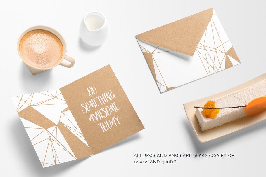 多边形线条矢量图案纹理 Polygon Lines Vector Patterns插图(3)