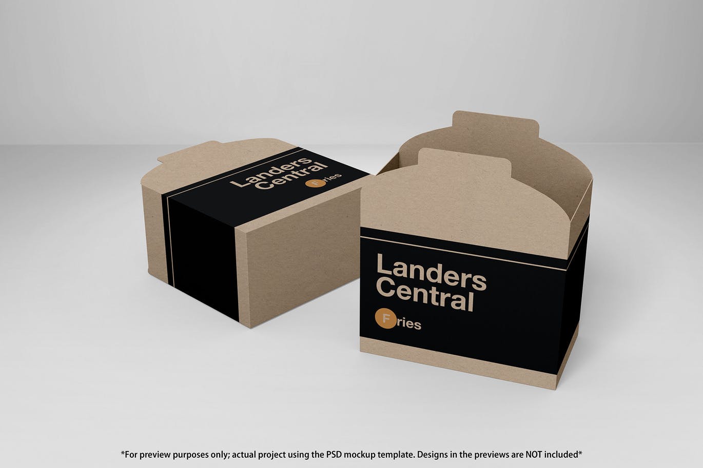肯德基麦当劳KFC快餐外卖盒包装样机展示模型mockups大集合插图(7)