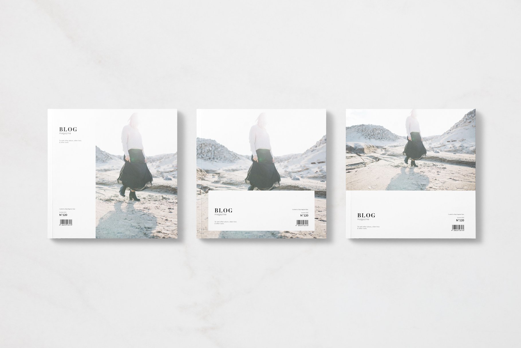 极简主义旅行博客杂志模板 Blog Magazine插图(2)