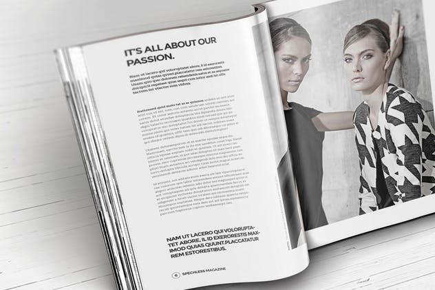 逼真时尚杂志样机模板 Realistic Magazine Mockups插图(3)