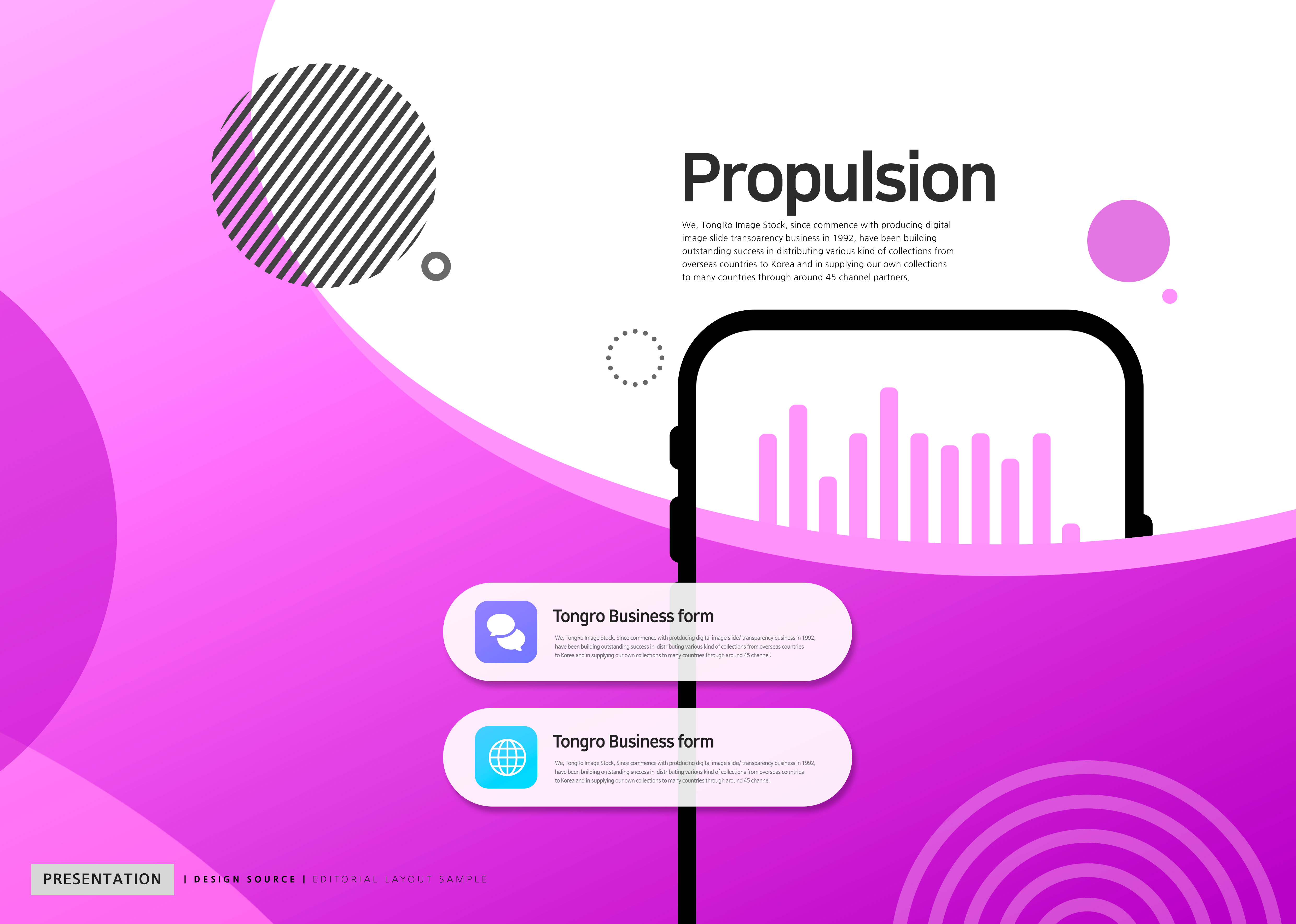 商业主题数据展示/工作计划演示海报模板套装[PSD]插图(4)