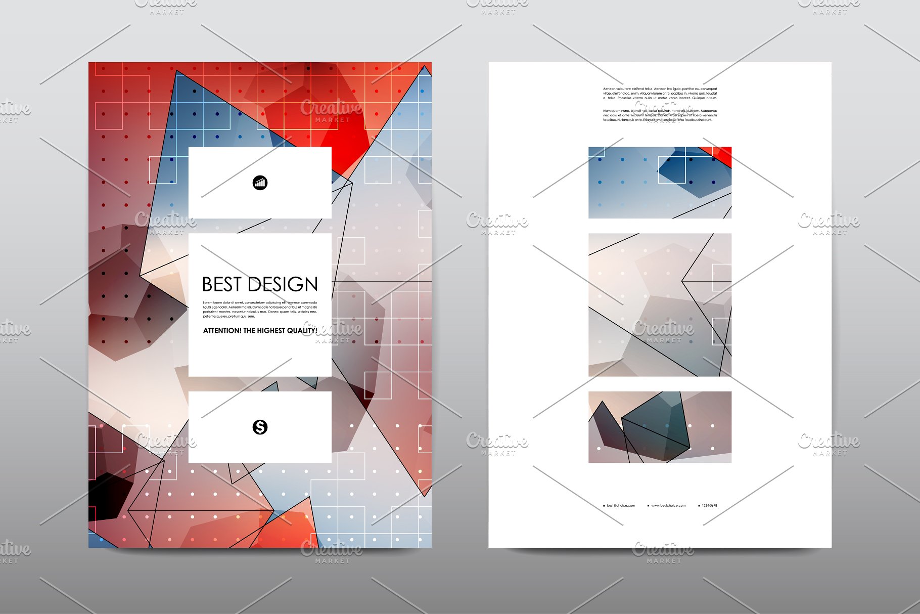 极力推荐：50+企业商业介绍宣传小册子模板 50+ Business Brochures Bundle插图(51)