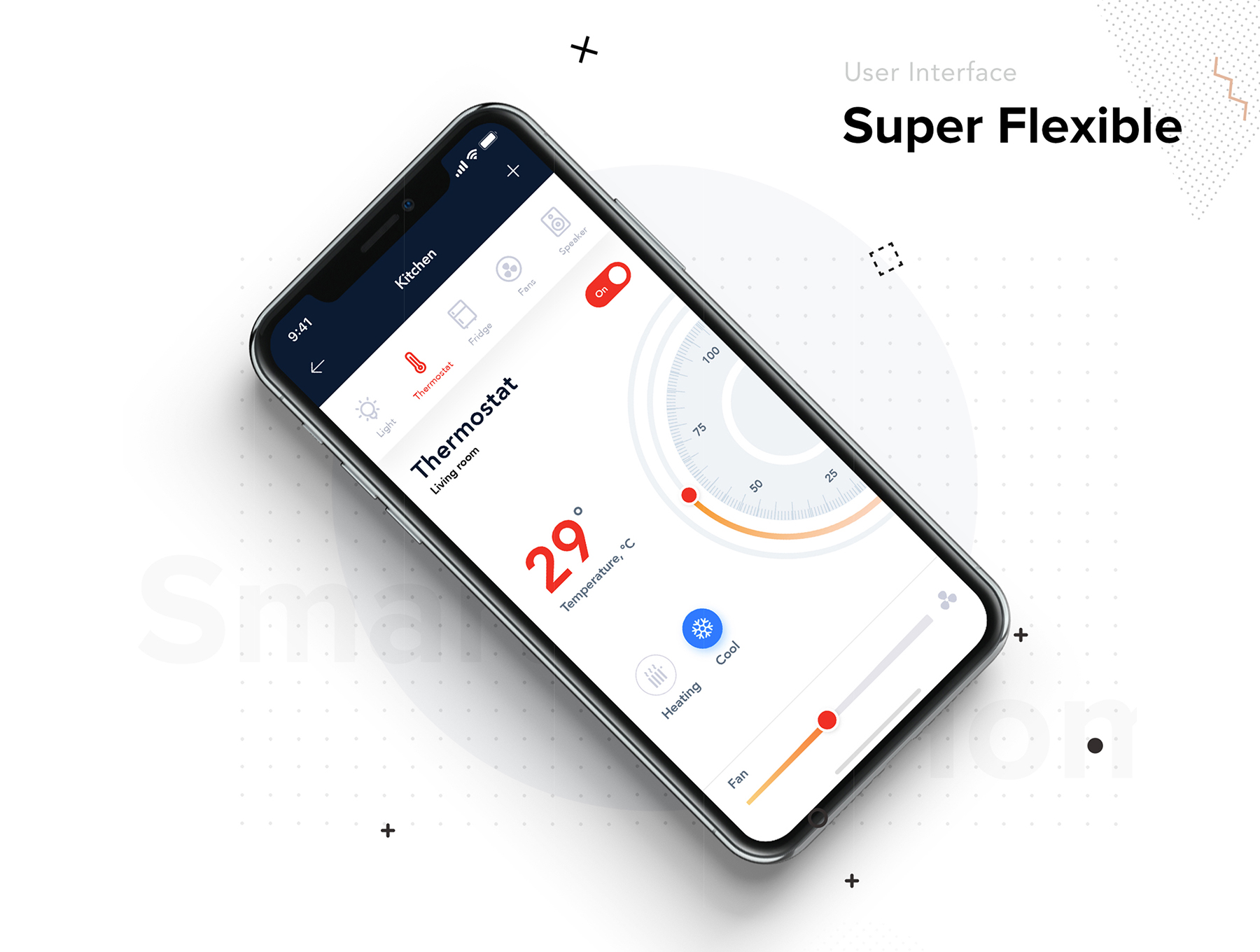 素材库下午茶：完美的IOT物联网（万物互联）智能居家类APP UI KIT 套装下载[Sketch,fig,XD]插图(4)