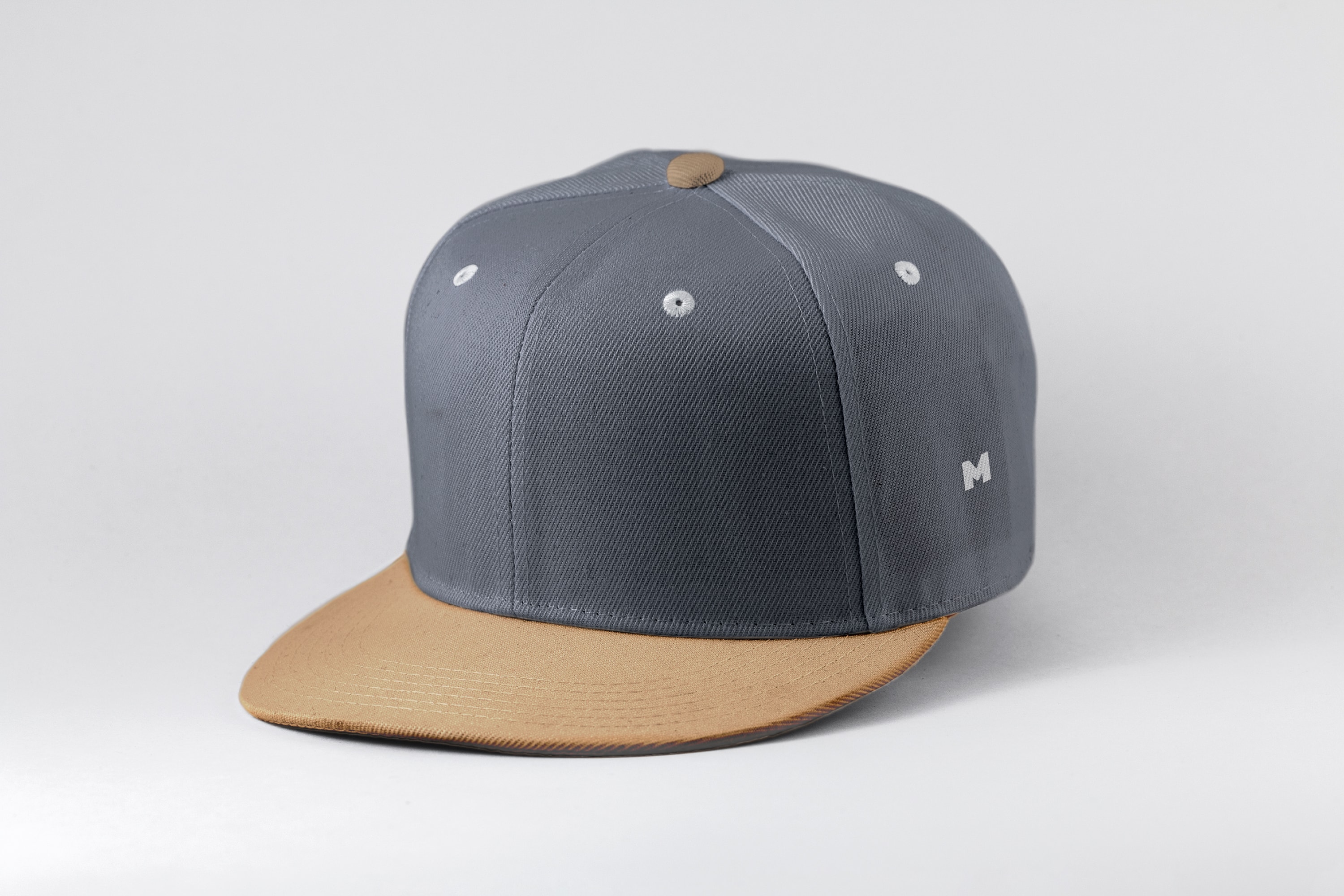 运动帽品牌设计前视图样机模板01 Sports Cap Semi Front View Mockup 01插图(5)