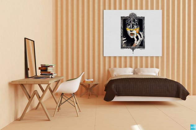 墙体艺术油画展览作品展示样机模板Vol.5 Art Wall Mockups Vol.5插图(11)