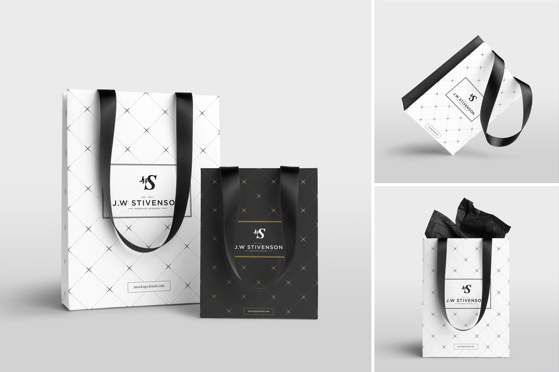 Styline系列时尚服饰品牌VI设计素材库精选套装v1 Styline – Fashion and Apparel Mockups vol 1插图(4)