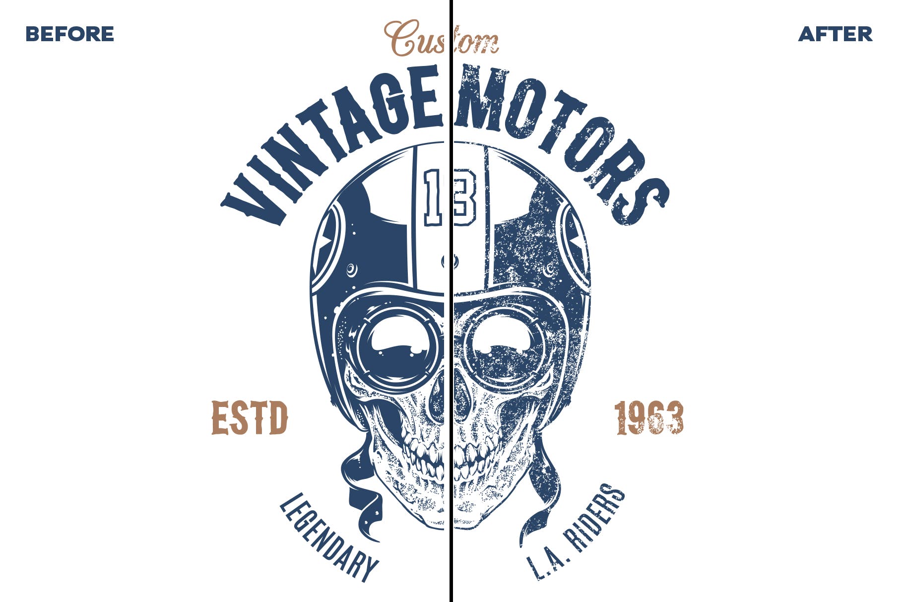 12个污迹斑迹做旧风格矢量肌理纹理背景素材 Vector Grunge Textures x12插图(4)