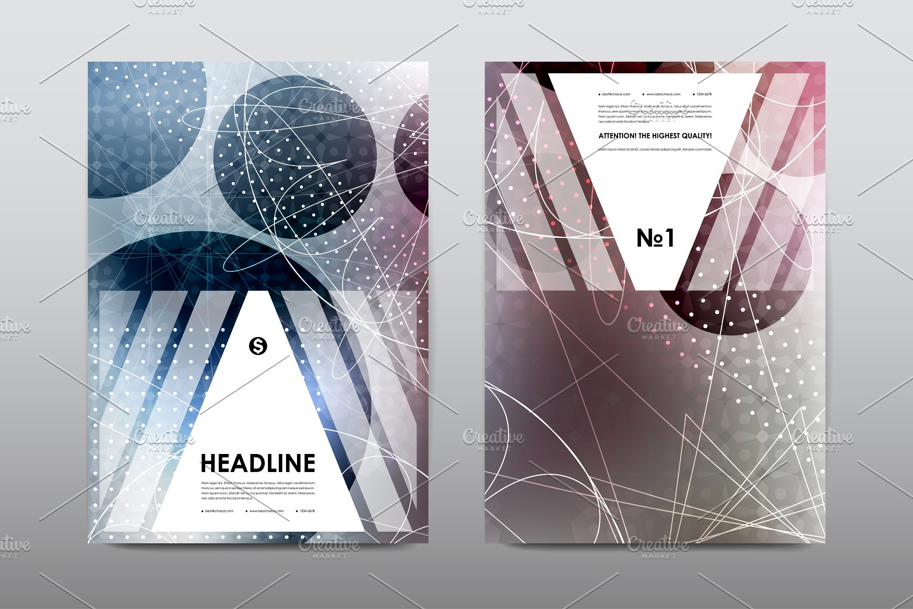 50+企业画册模板合集 50+ Business Brochures Bundle插图(38)