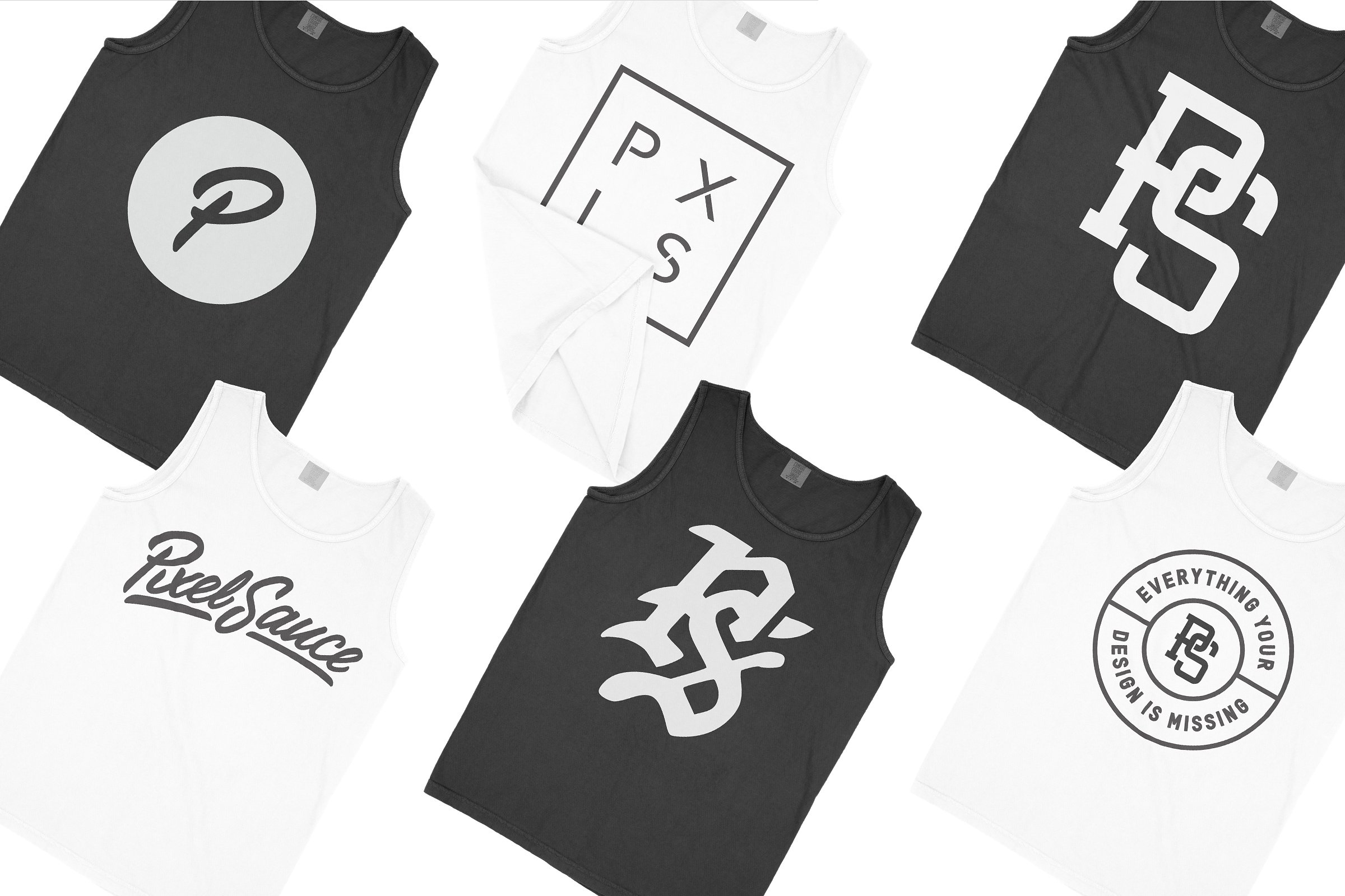 无袖运动背心服装样机 Comfort Colors 9360 Tank Top Mockups插图(1)