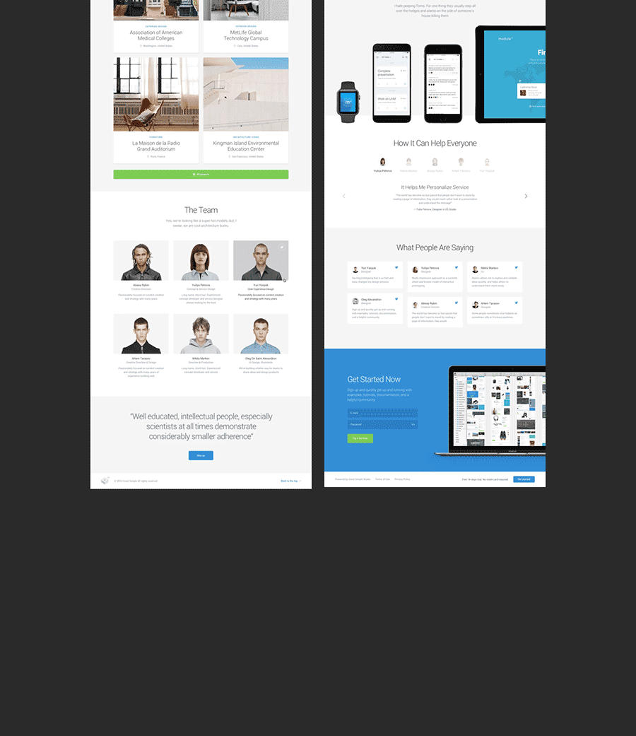 素材库下午茶：完美的网页UI／UX 界面套装素材下载[PSD]插图(15)