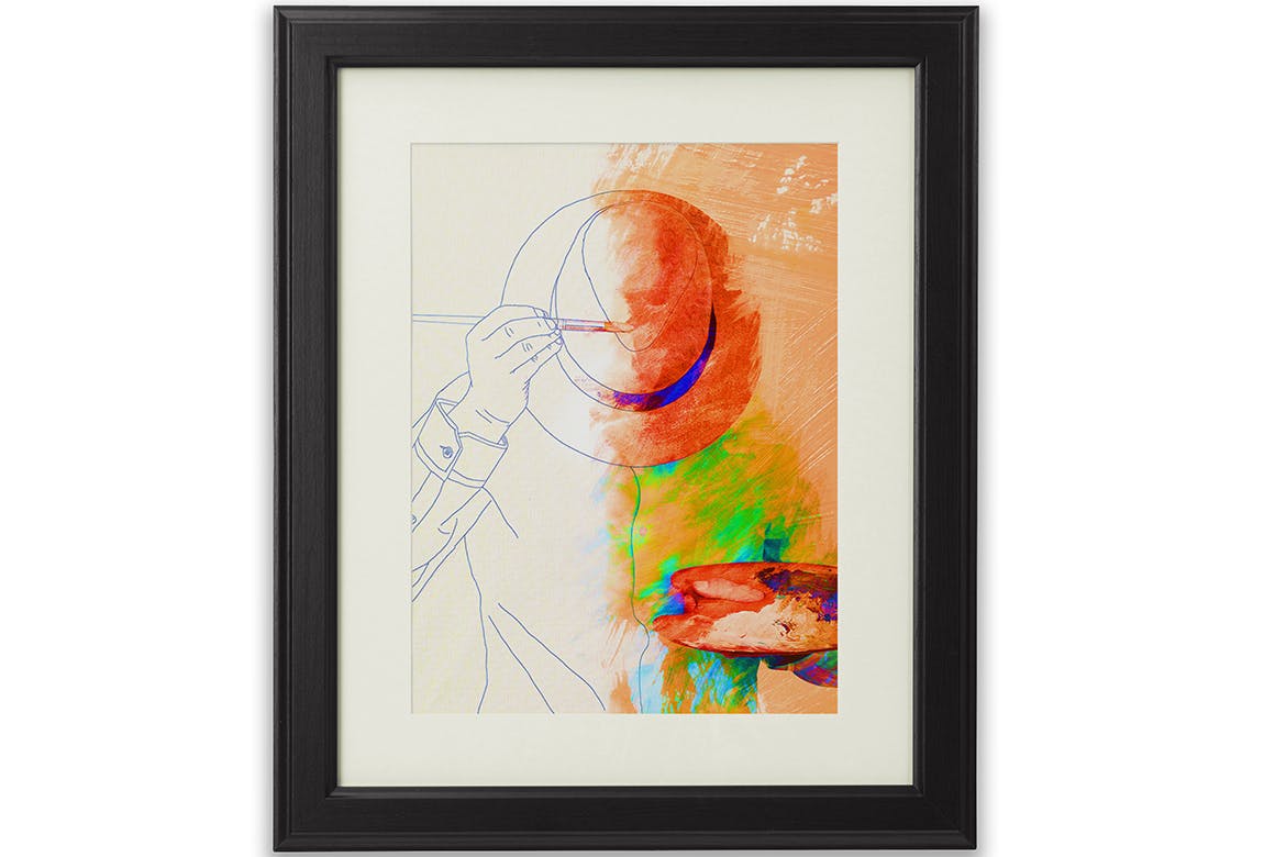 挂墙实木相框画框样机模板v3 Frame Picture Mockup [Vol3]插图(3)