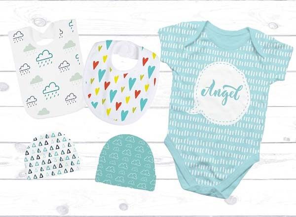 国外流行手绘儿童无缝图案插图(2)