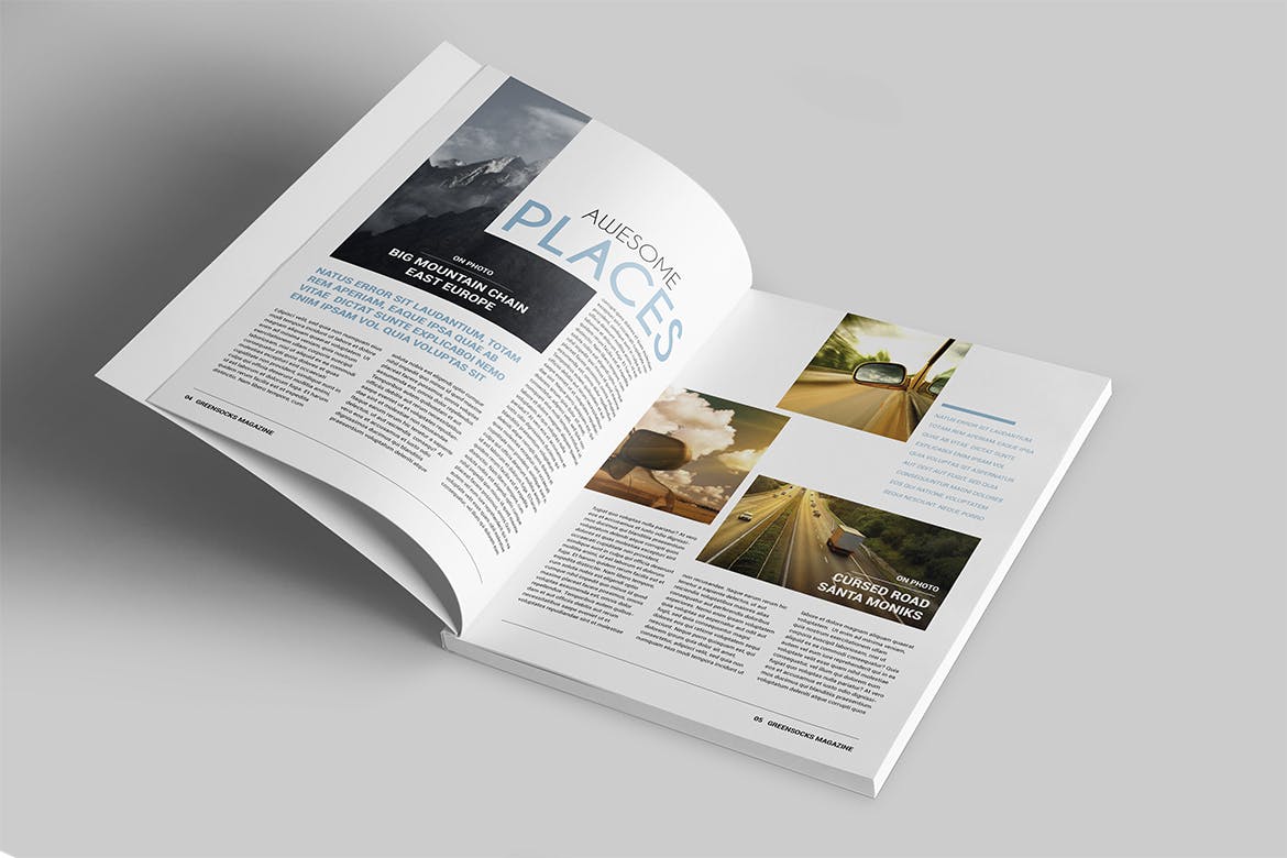 农业/自然/科学主题素材库精选杂志排版设计模板 Magazine Template插图(2)