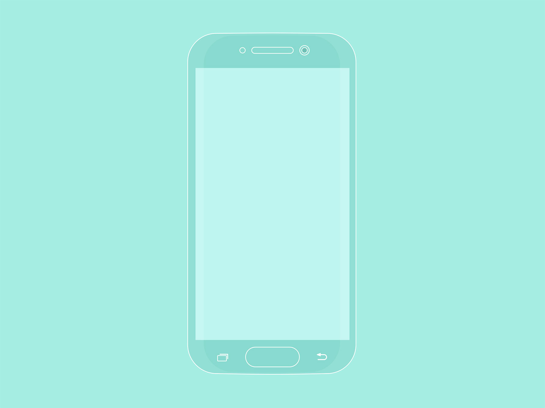 Galaxy S6 Flat Mockup