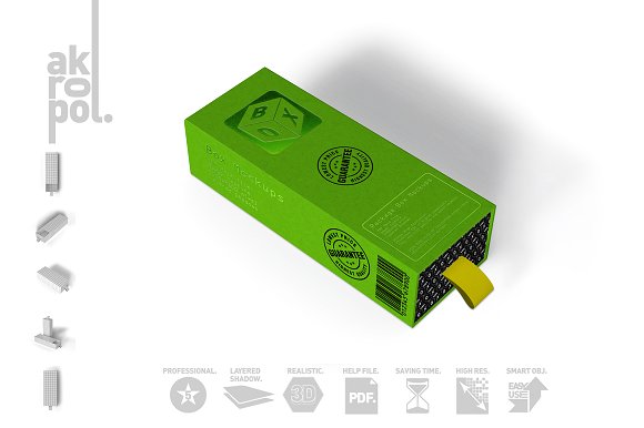 特色礼品盒包装设计展示模型Mockups【PSD】插图(2)