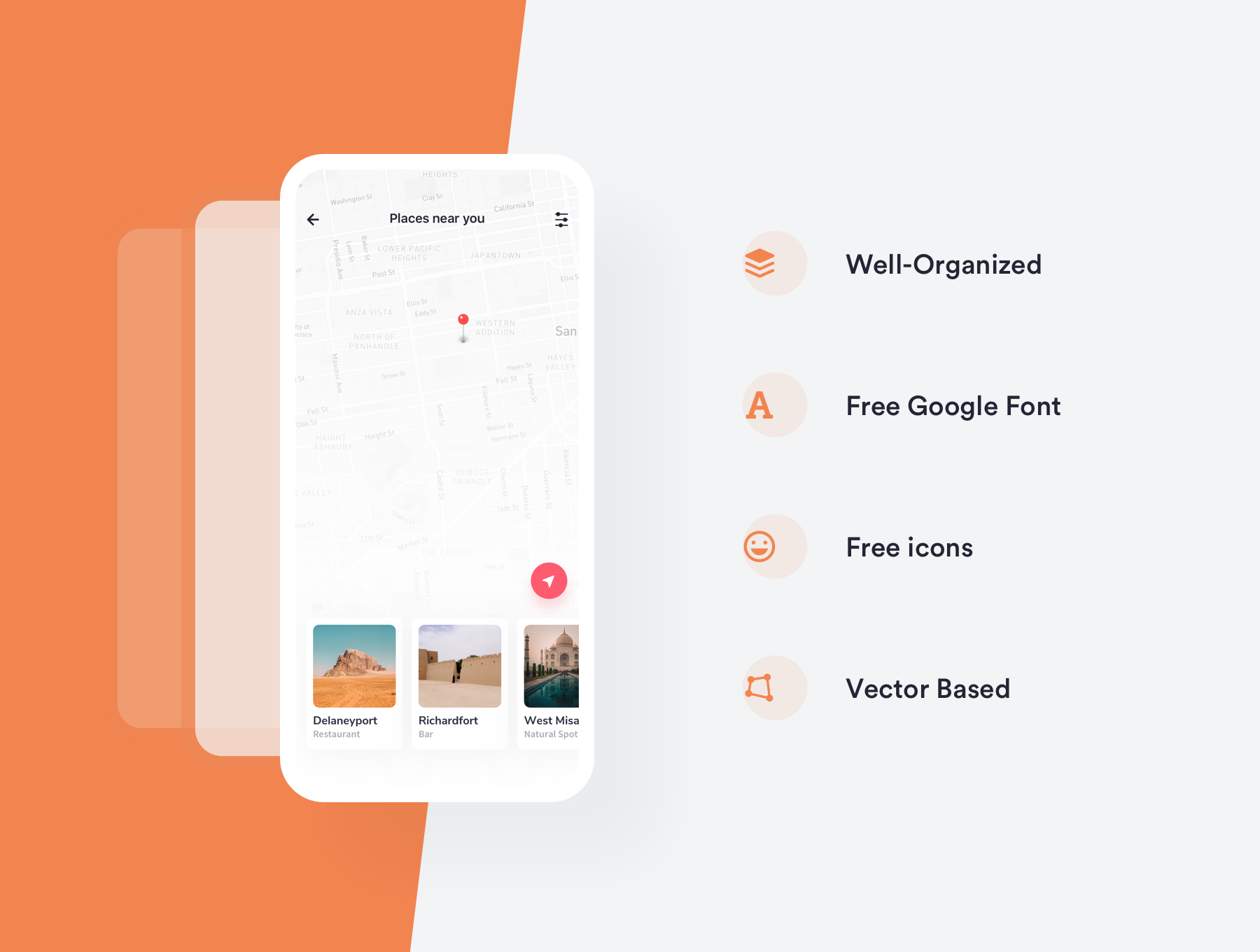 素材库下午茶：精细完整的社交类iOS APP UI KIT套装下载 [XD,Sketch]插图(1)