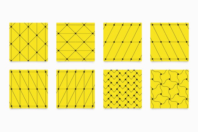 100种风格外观包装设计线条图案纹理 Line Patterns插图(6)