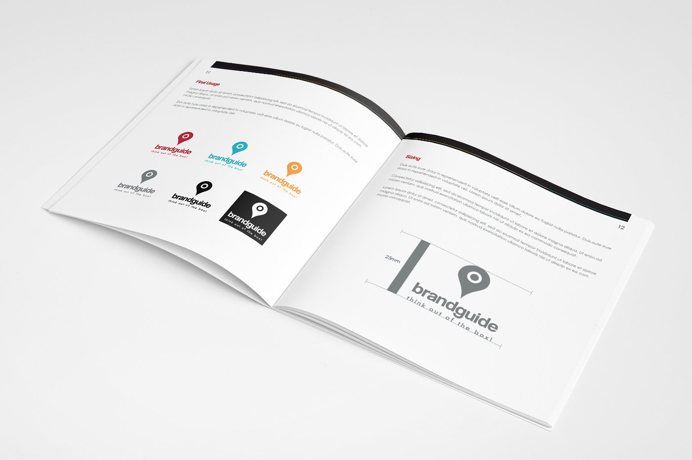 一套颜色丰富的品牌画册模板下载[indd]插图(13)