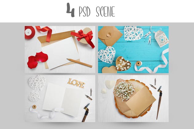 多元素情人节主题系列超级设计套装 Valentine Bundle插图(6)