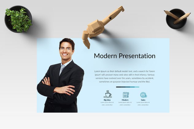 行业咨询代理服务企业适用PPT幻灯片模板下载 MAVERIX Powerpoint Template插图(5)