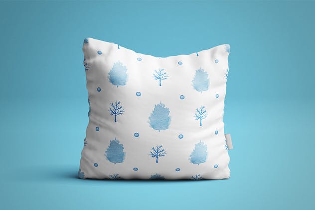 冬季水彩元素设计套装 Winter Watercolor Design Kit插图(6)