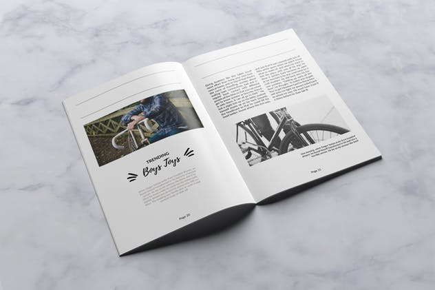 创意时尚生活方式杂志设计INDD模板 Creative Magazine插图(11)