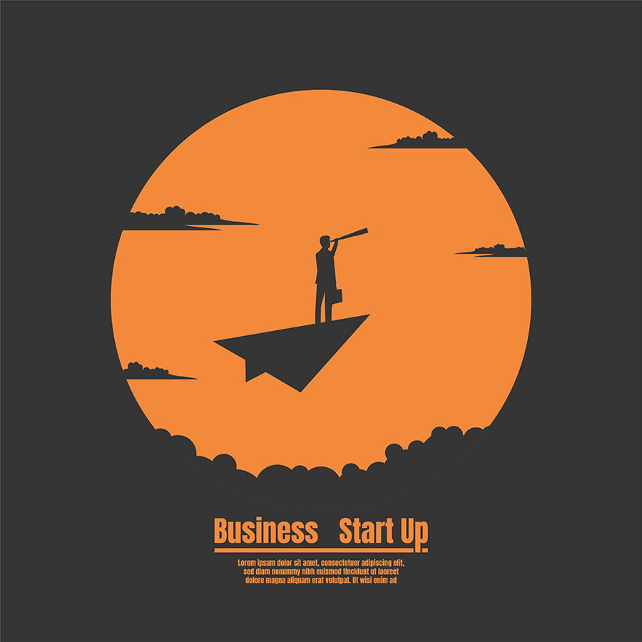 时尚高端简约人物剪影剪纸风格运动banner海报设计模板-2插图(1)