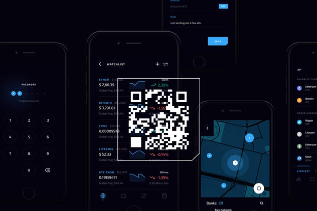 加密电子钱包数字货币APP UI套件 Crypto Mobile UI Kit插图(6)