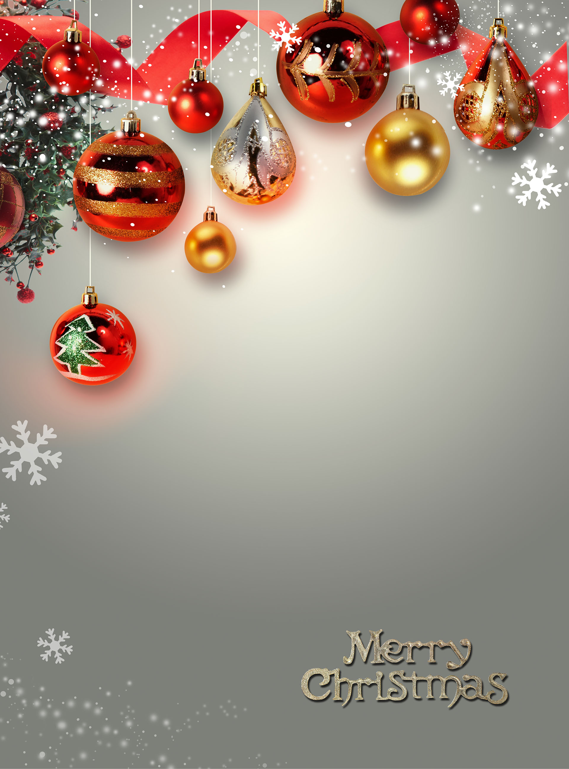 韩国素材：圣诞海报创意模板PSD