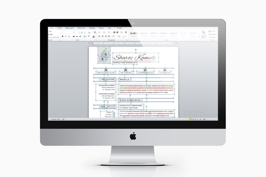 专业简历模板 Resume Template | 4 Pages Pack插图(4)