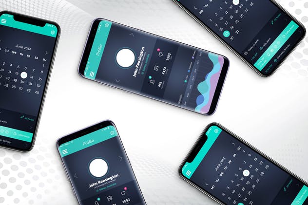 Android & iOS 客户端UI设计演示样机 Android & iOS Mockup插图(5)