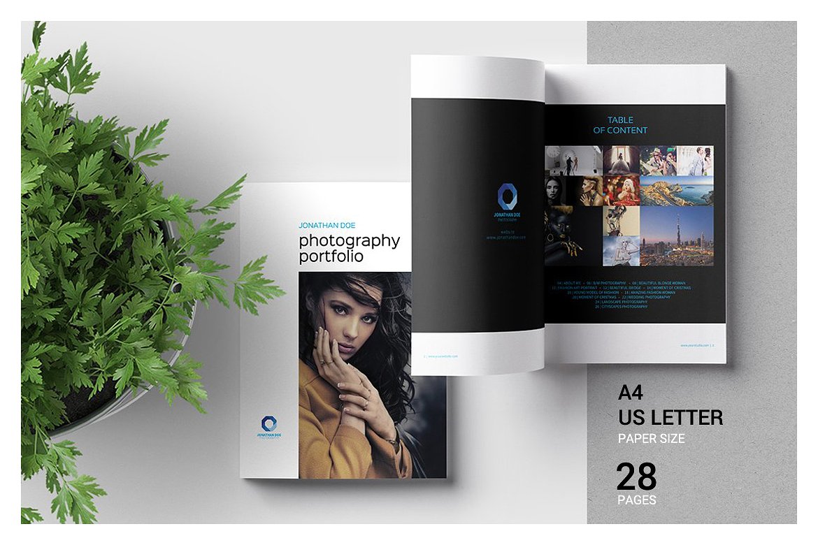 简约大图风格的专业的摄影主题杂志模板下载[indd]插图(1)