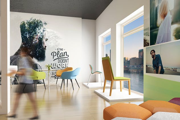 办公室场景品牌VI演示样机v6 Office Branding Mockups V6插图(2)