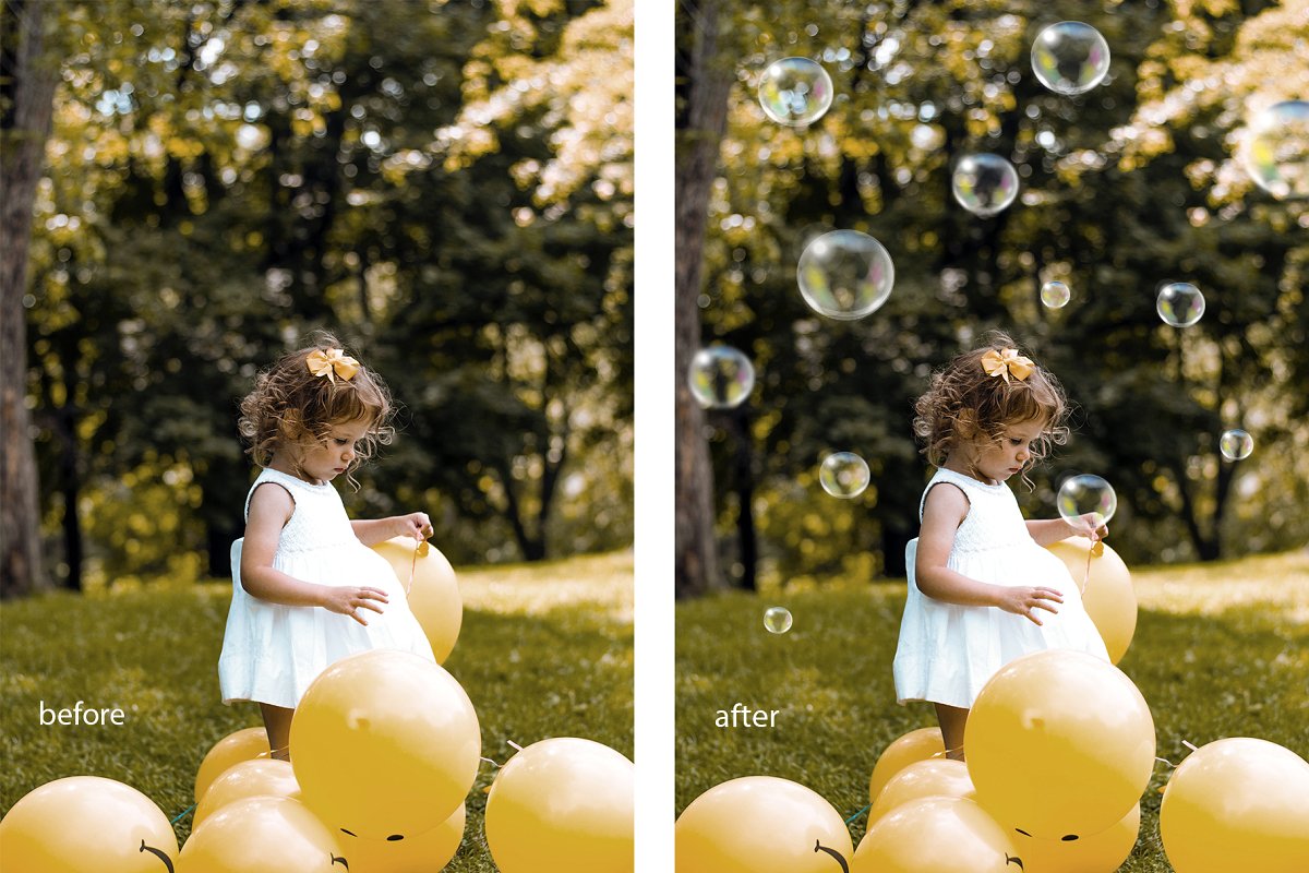 逼真的水分子叠层&大理石纹理插图(4)