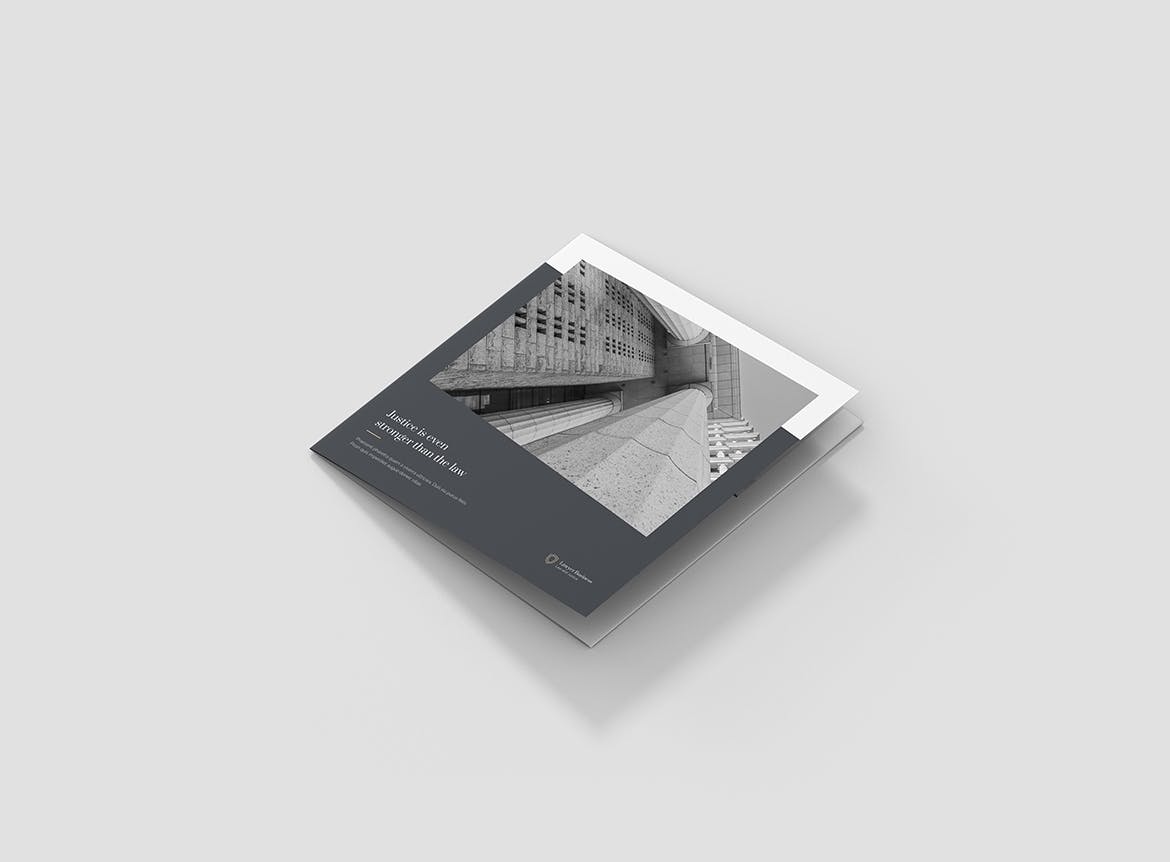 法律咨询服务宣传单五合一设计模板插图(4)