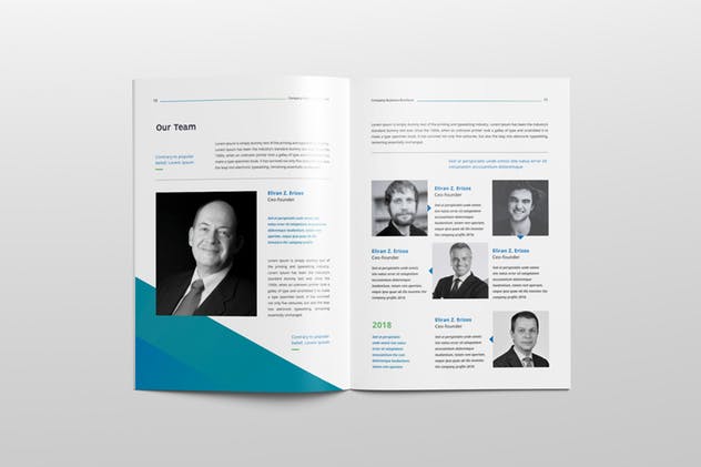 简约现代多用途宣传画册设计模板 Clean & Modern Multipurpose Brochure插图(5)