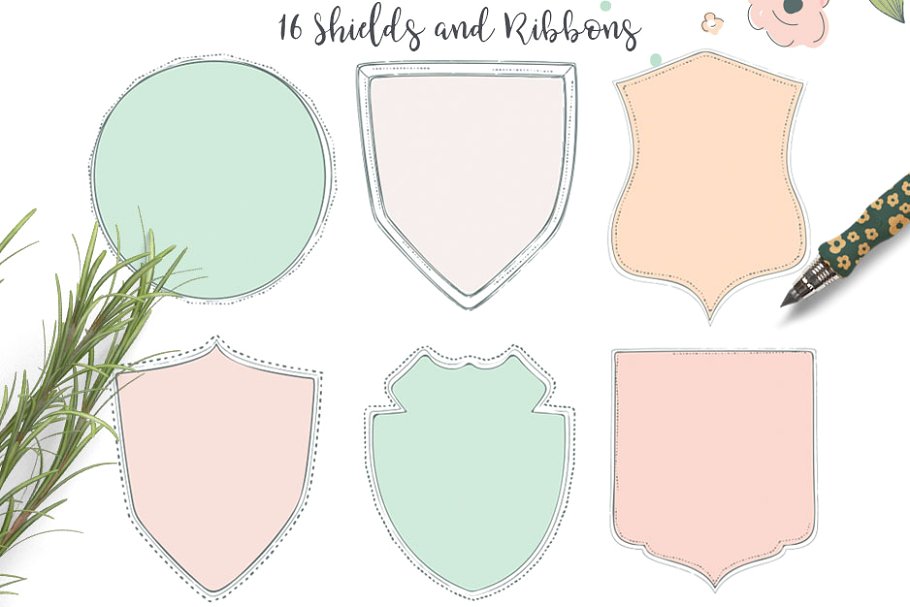 春天插画图案纹理 Spring Illustration and Patterns插图(7)