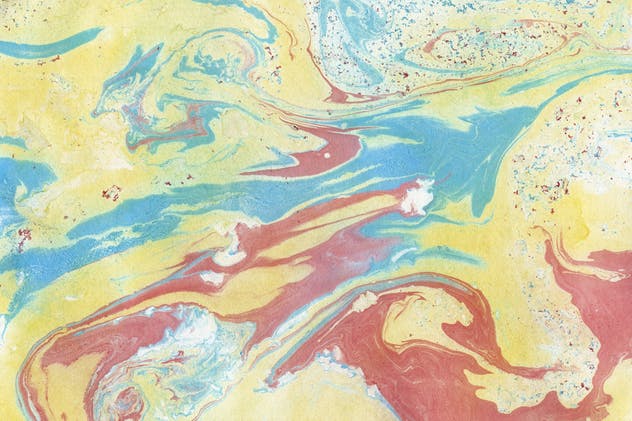 大理石涂料水彩纹理套装V2 Marble Ink Textures 2插图(5)