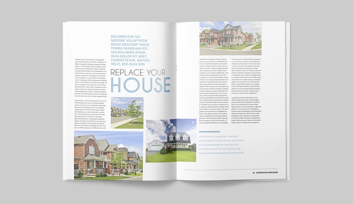 农业/自然/科学主题素材库精选杂志排版设计模板 Magazine Template插图(11)