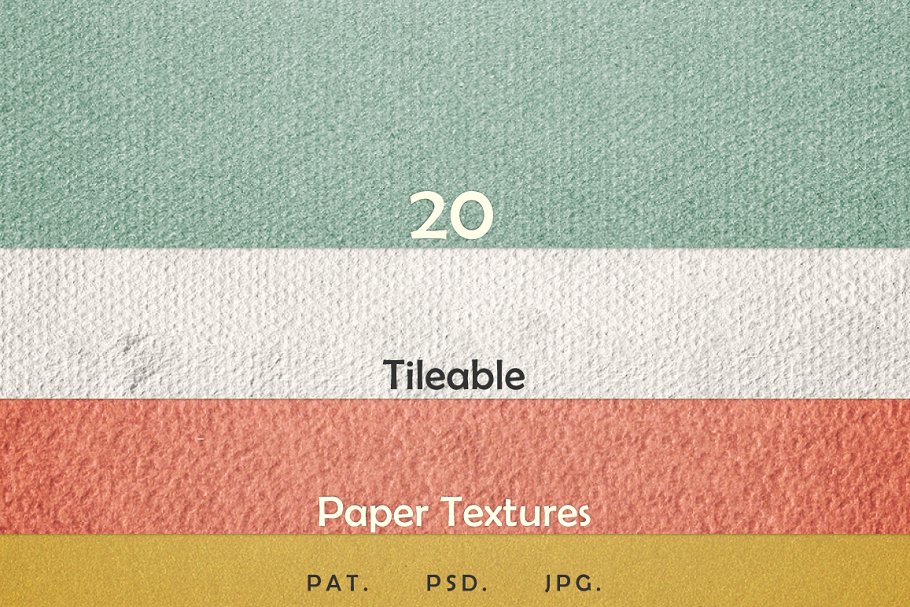 20款蜡纸纸张纹理合集 20 Tileable Paper Photoshop Textures插图