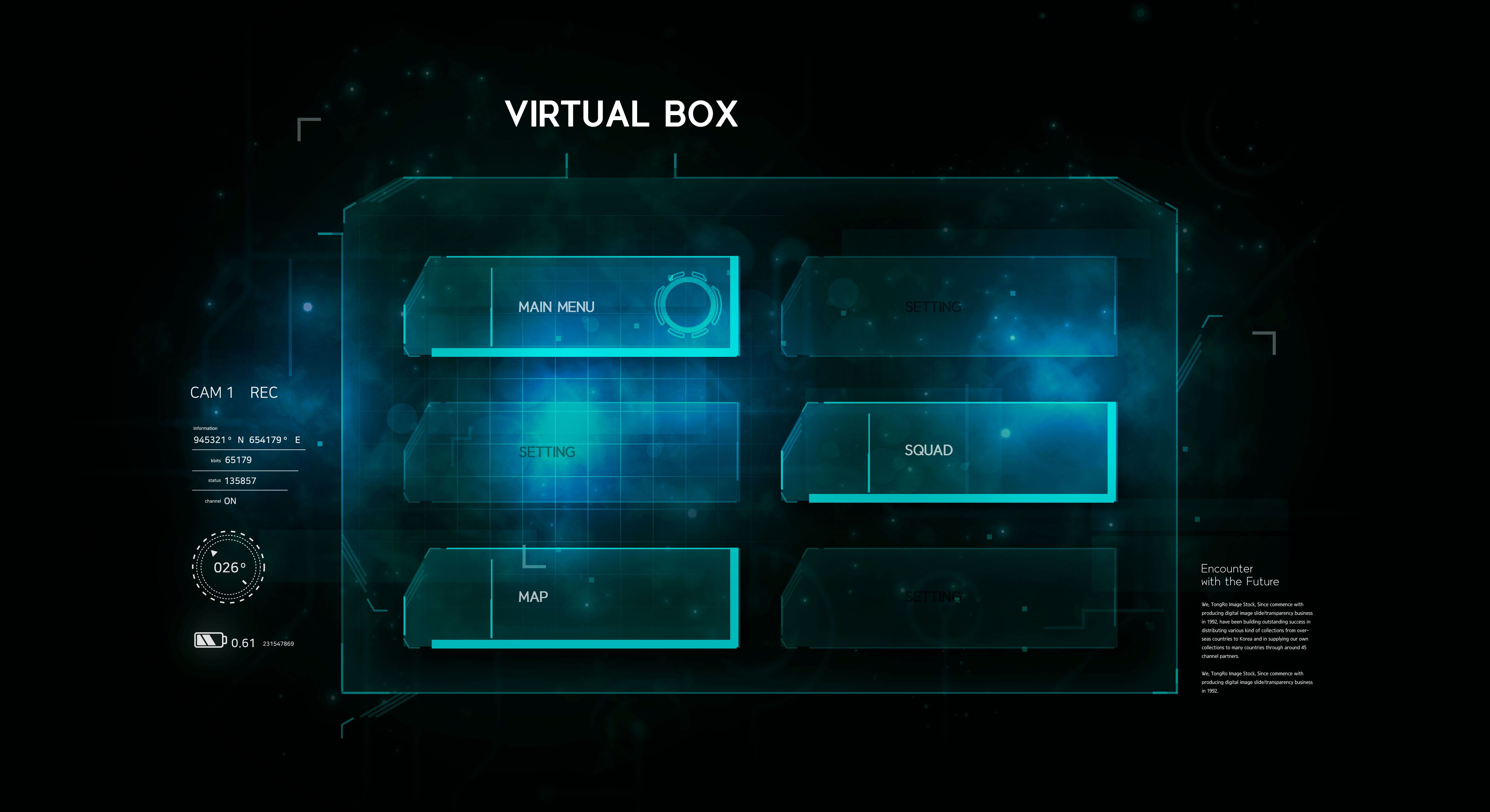 UHD抬头显示UI界面科技元素海报设计套装[PSD]插图(2)