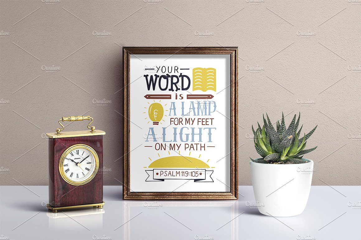 最好的BIBLE文字组合特色矢量素材下载插图(1)