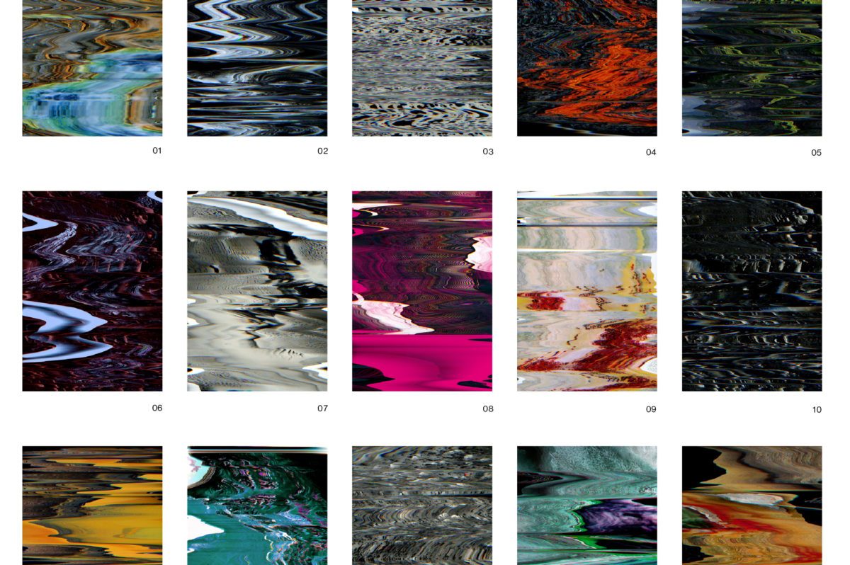 创意抽象纹理系列：数字信号和视觉失真抽象纹理 Warped插图(7)