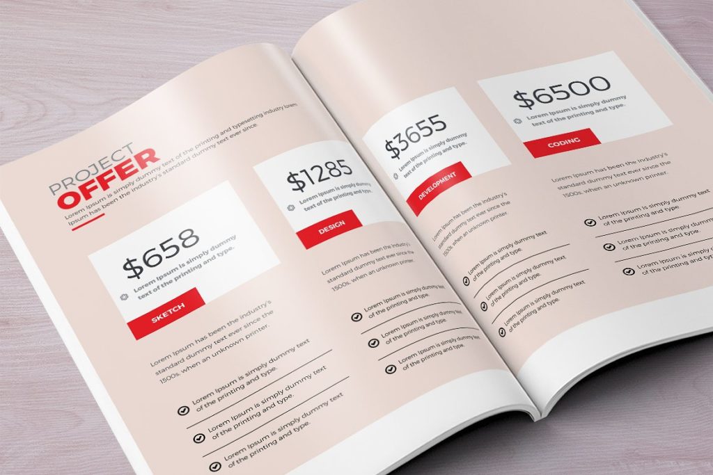 高品质实用企业画册模版下载[indd,pdf]插图(13)