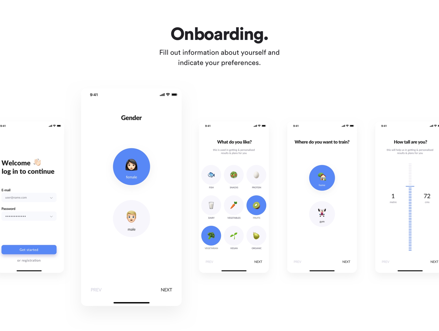 素材库下午茶：高端健身功能的APP UI KIT套装模板app设计app ui Sketch素材下载[Sketch,Fig,XD,1.56GB]插图(1)