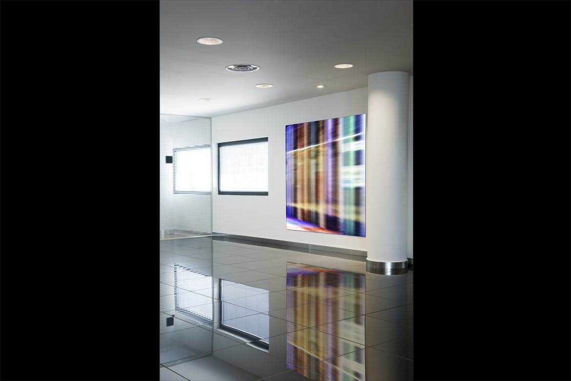 办公室海报宣传告示张贴效果图样机素材库精选v02 Vertical Business Room Mockup_02插图(3)